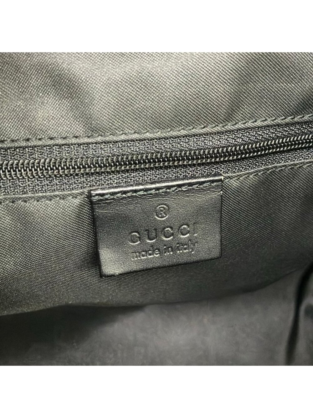 Gucci Handbag GG Pattern Black Leather - Picture 9 of 11